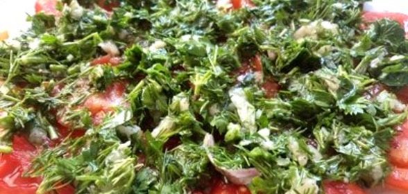 Карпаччо из помидоров