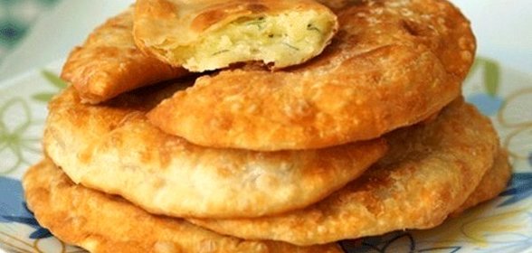 Чебуреки с картошкой и сыром