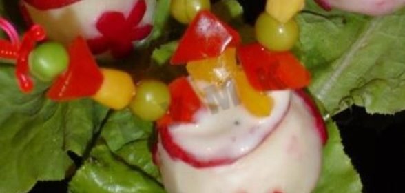 Холодные закуски для фуршета канапе