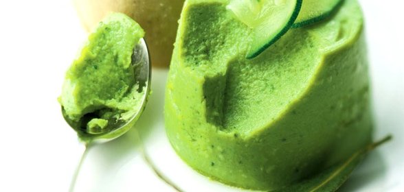 Флан из кабачка с лавровым листом