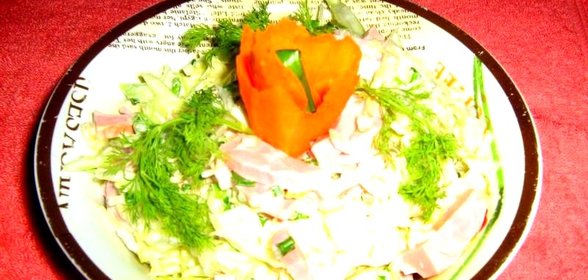 Салат из свежей капусты