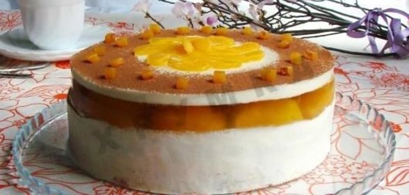Торт Нежный персик