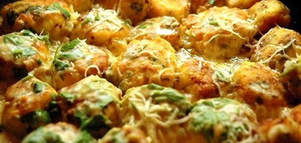 Куриные шарики в сливочном соусе