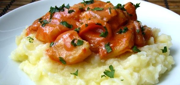 Гуляш из индейки в мультиварке