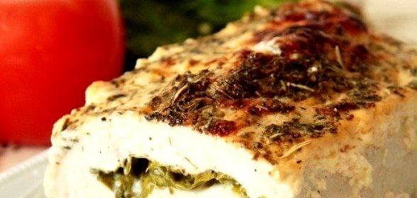 Рулет из индейки со шпинатом