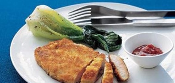 Котлеты из свинины с имбирно-соевым соусом