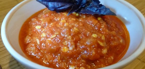 Закуска из горького перца