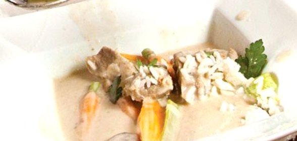 Телятина в сливочном соусе