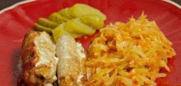Мясной рулет на пару