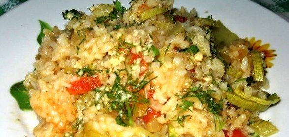 Ризотто с сыром Пармезан