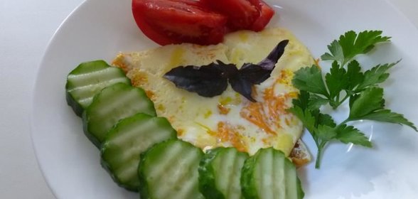 Морковный омлет