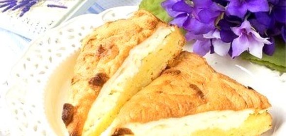 Диетический пирог с творогом