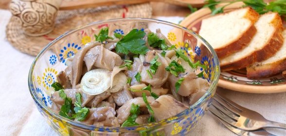 Маринованные вешенки