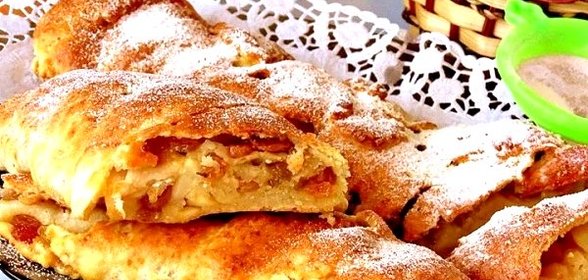 Рулетики из творожного теста