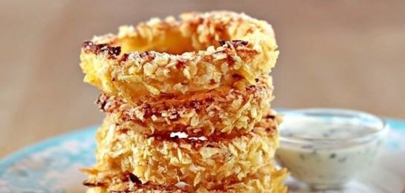 Луковые кольца в кляре