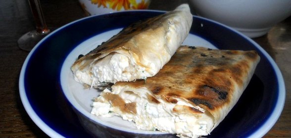 Горячая закуска с молодым чесночком