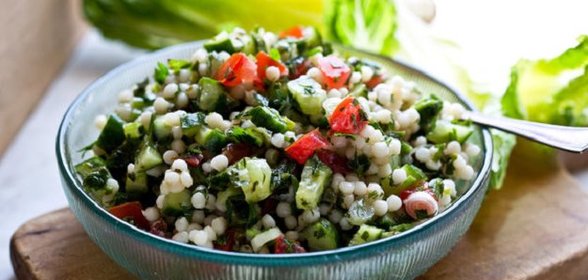 Кускус с огурцом