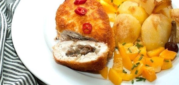 Куриные зразы с грибами