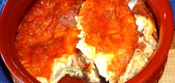 Запеканка из пельменей