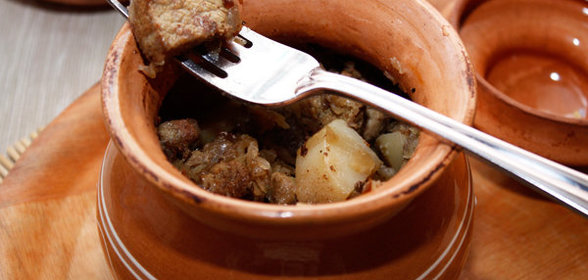 Говядина в горшочках