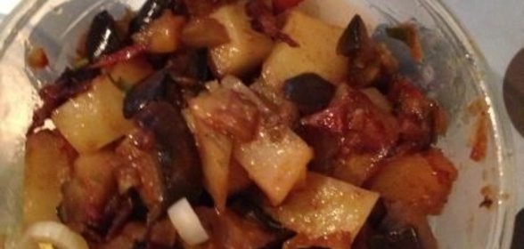 Баклажанное рагу с овощами