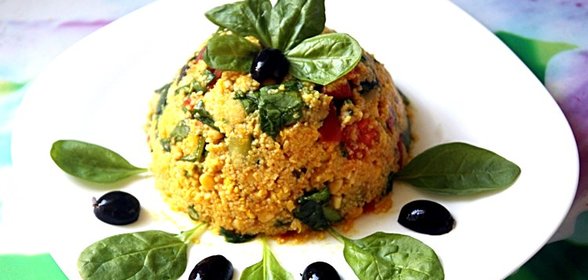 Салат с кускусом