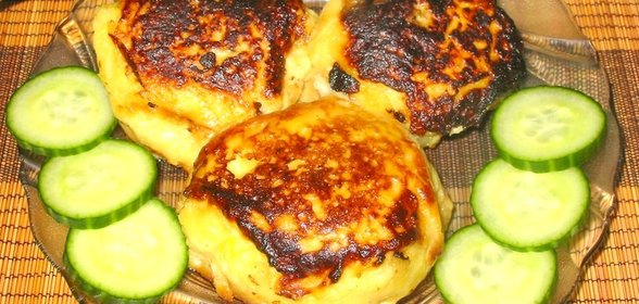 Мясные шарики в картошке
