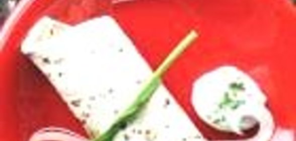 Цуккини завернутый в лепешку