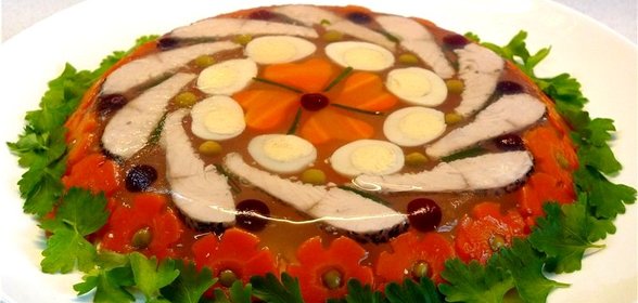 Заливное из карпа