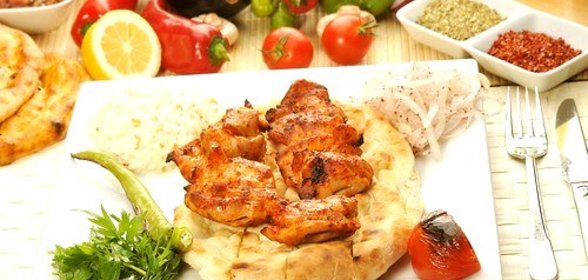 Куриные шашлыки со сметанно-горчичным соусом