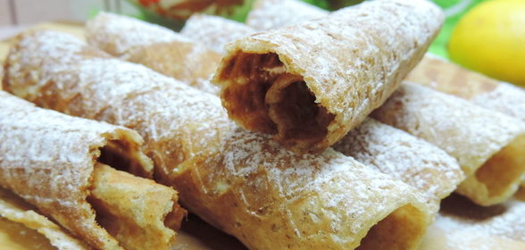 Овсяно-банановые вафли