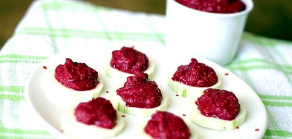 Свекольный хумус