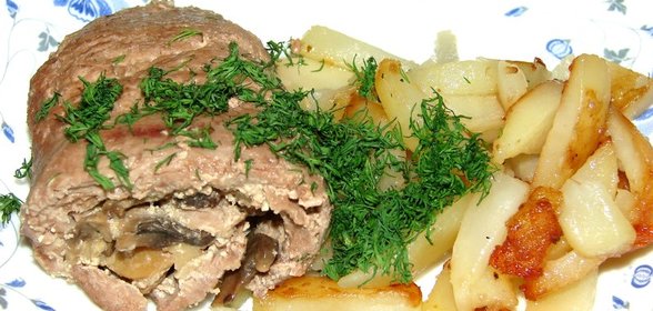 Рулет из индейки в фольге