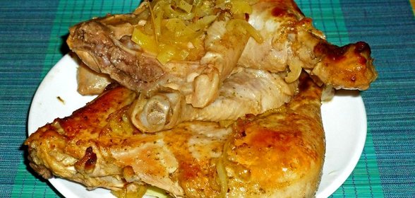 Куриные окорочка в духовке