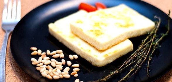 Жареный сулугуни без панировки