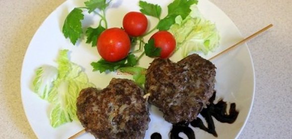 Котлеты с шампиньонами Это любовь..