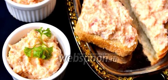 Паштет с красной рыбой и осьминогами