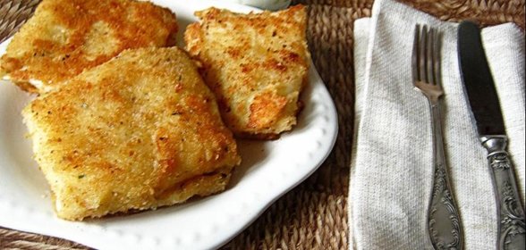 Шницель из капусты с сыром