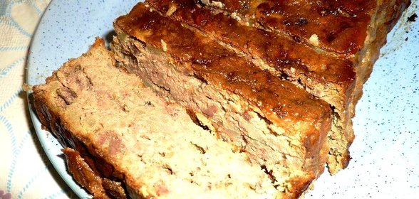 Запеканка из печени и картофеля