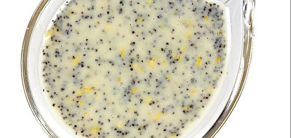 Лимонно-сырная заправка (к фруктовым салатам и зеленым салатам-микс)