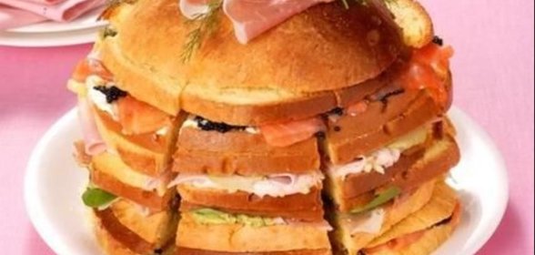 Торт-сэндвич для большой компании