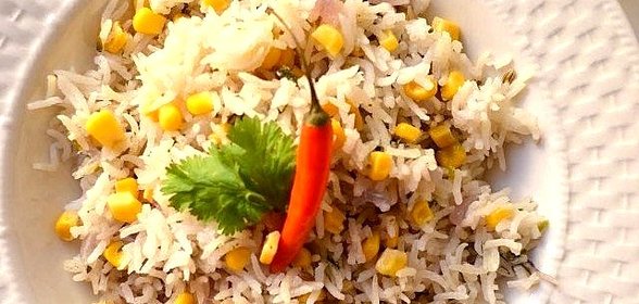 Плов с кукурузой