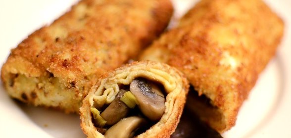 Блинчики с овощной начинкой