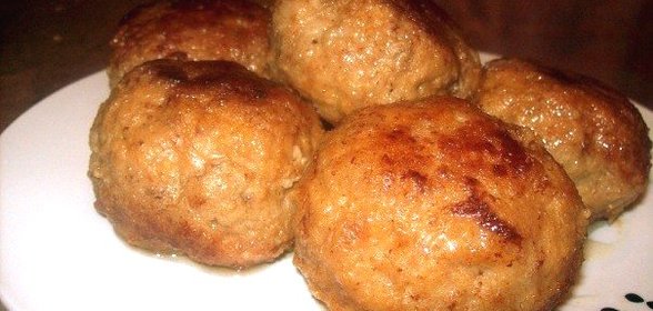 Котлеты из свинины и говядины с карри