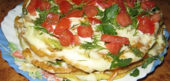 Кабачковый тортик