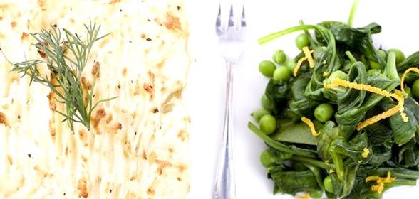 Пирог из картофеля и трески