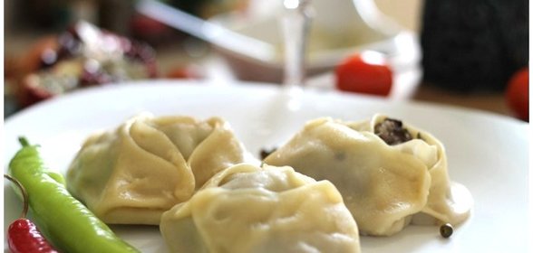 Манты на пару