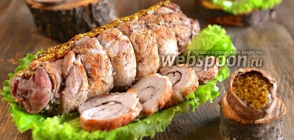 Рулет из пузанины