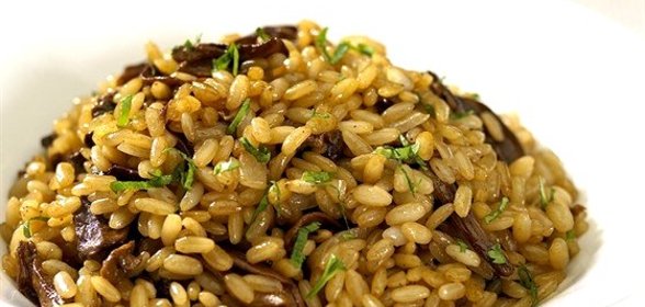 Плов с опятами