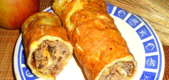 Рулет с нутом и уткой